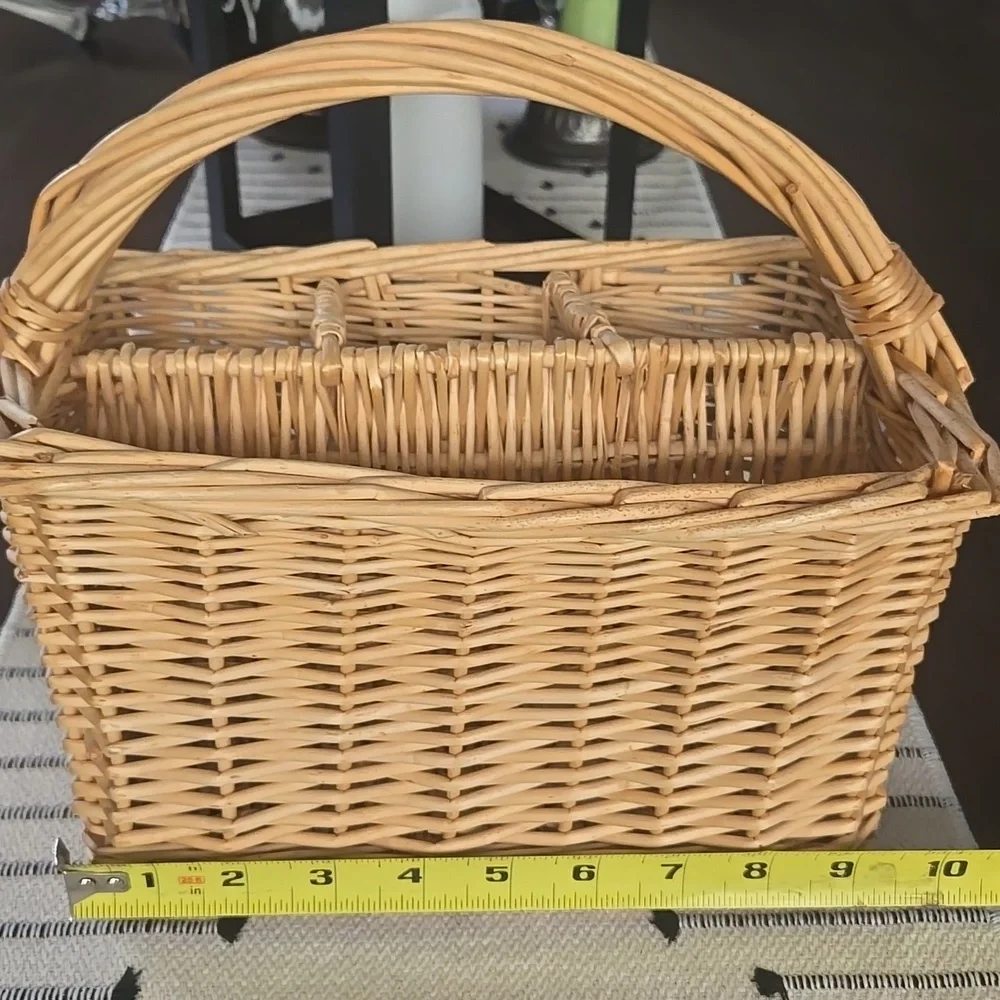 Crate & Barrel Wicker Basket